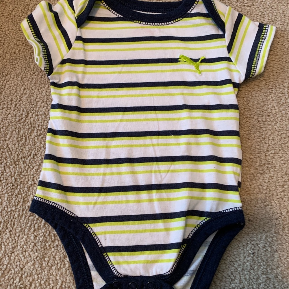 Puma baby boy onesie